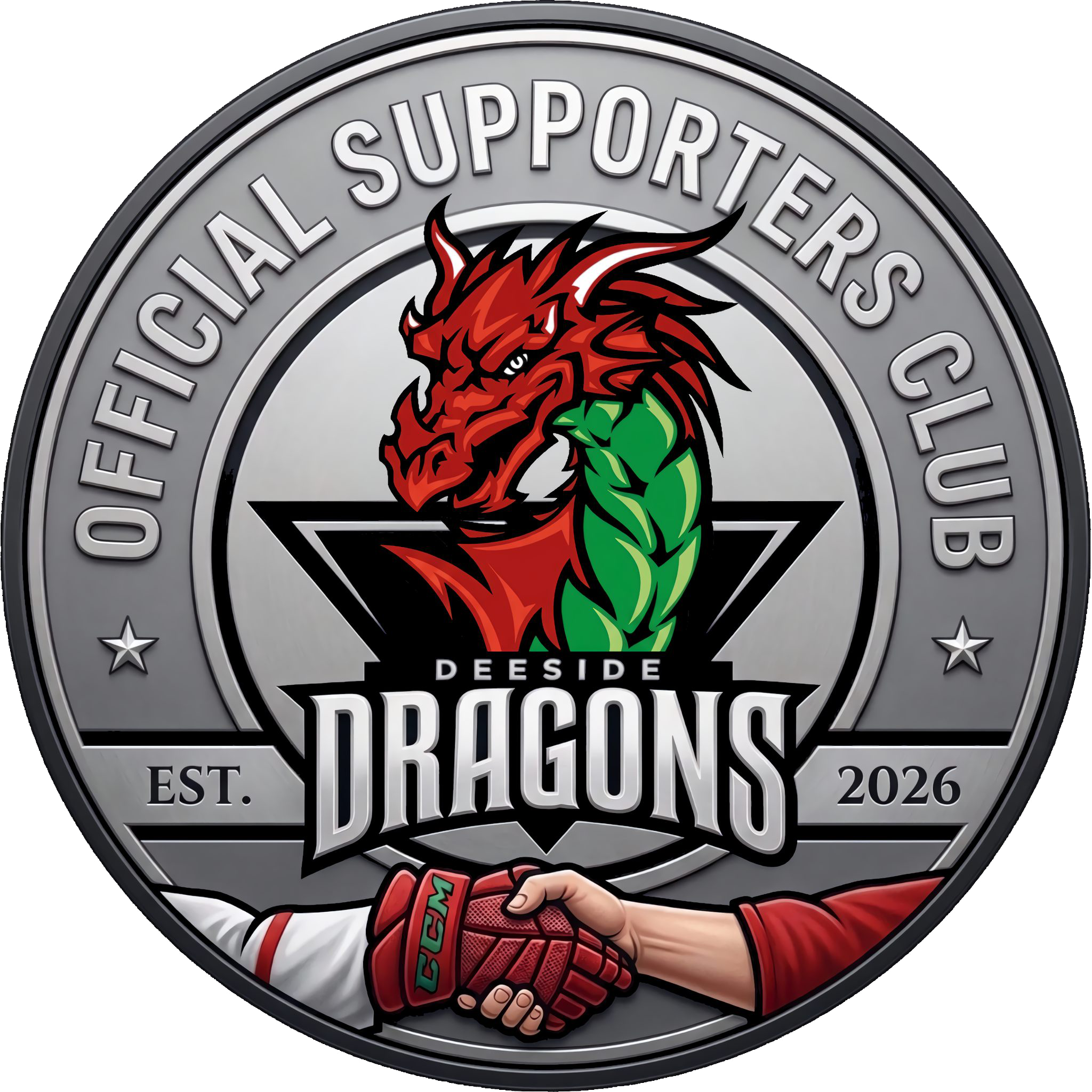 Deeside Dragons Official Supporters Club logo